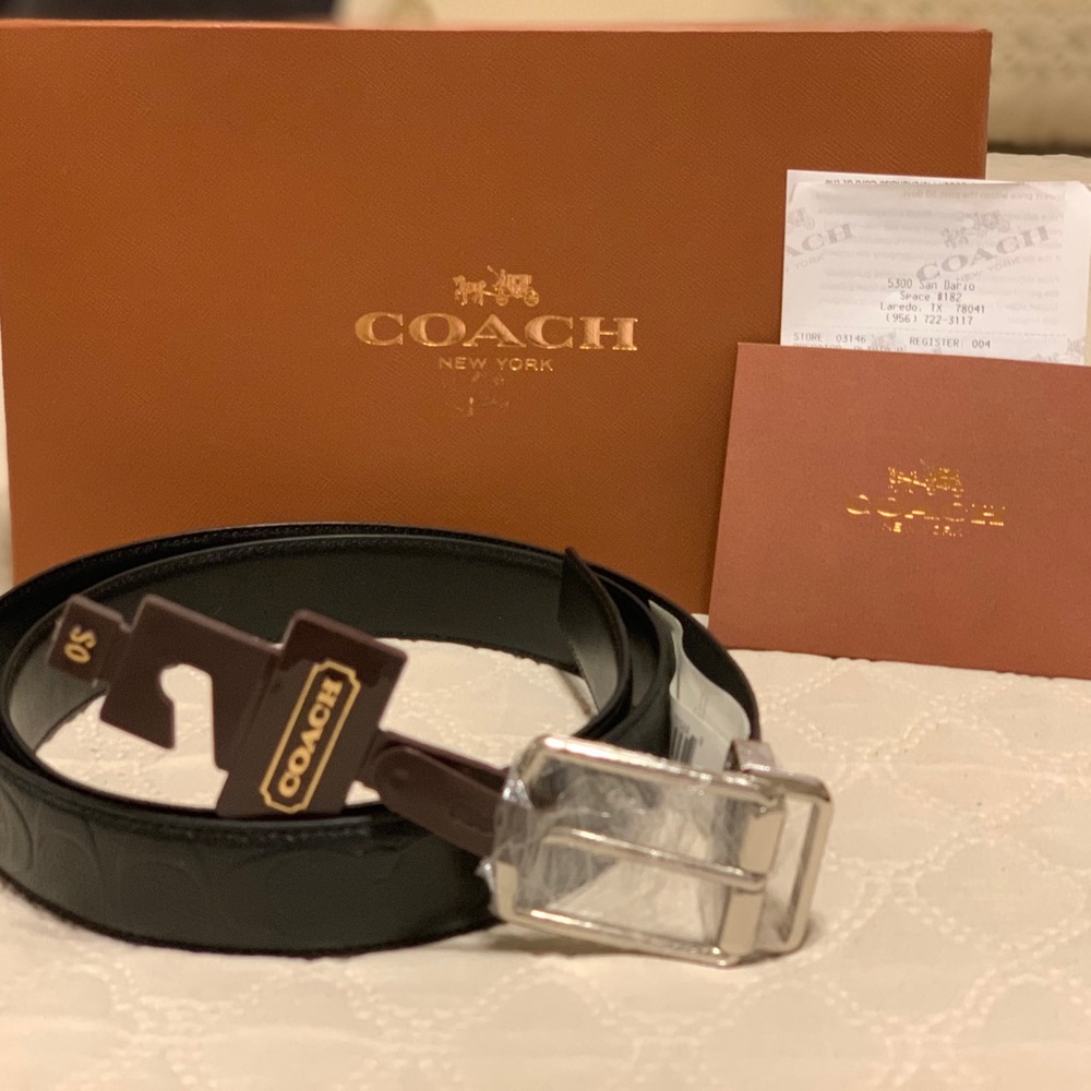 Coach Men’s Belt (Black)
